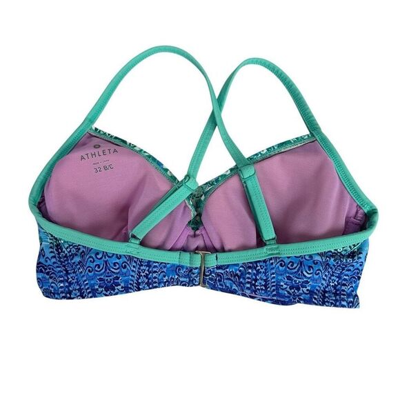 Athleta Womens Bombay Twist Bikini Top size 32B/C - Picture 2 of 5